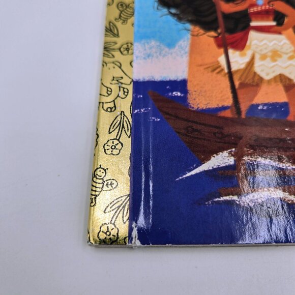 Disney Little Golden Books Lot Hard Cover Moana Encanto Princess Mulan Read - Picture 4 of 16